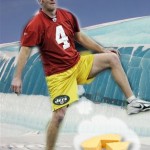 Brett Favre Cuts The Cheese